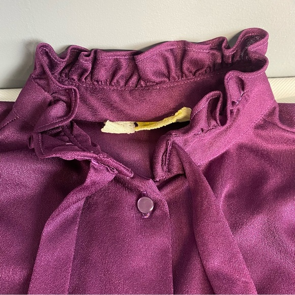Purple Ruffle Blouse - Picture 5 of 16
